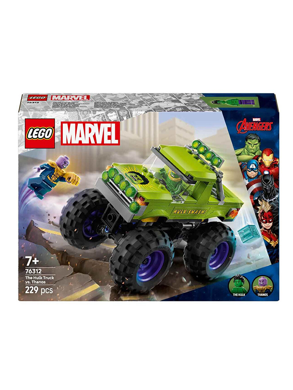 Marvel Hulk Kamyonu Thanos a Karşı 76312-2
