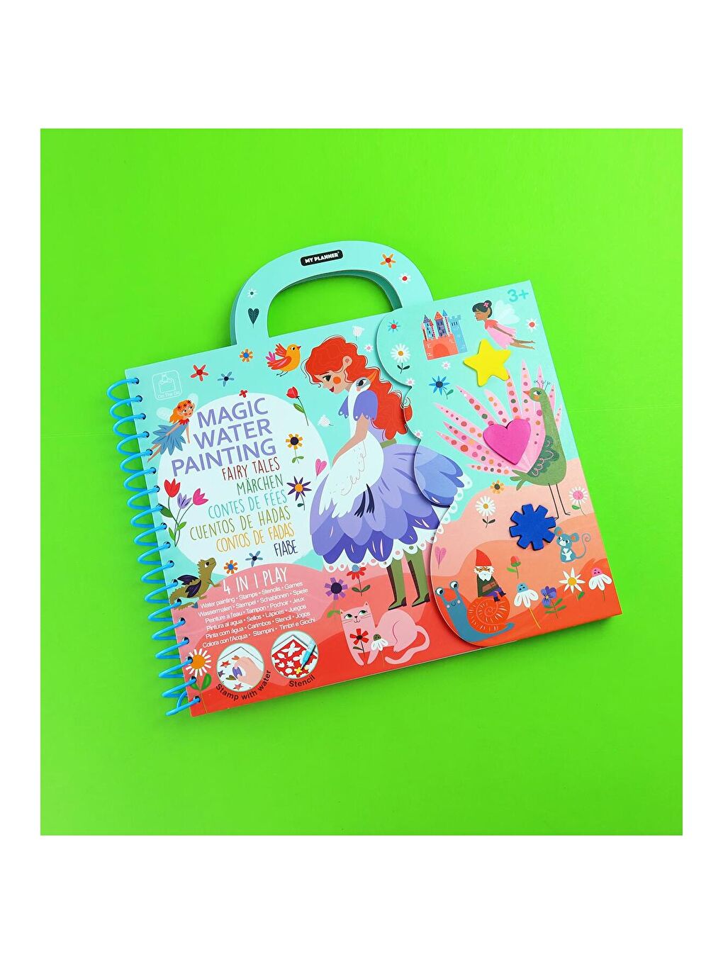 Su ile Boyama ve Aktivite Kitabı (4'ü 1 Arada) – Masal Temalı