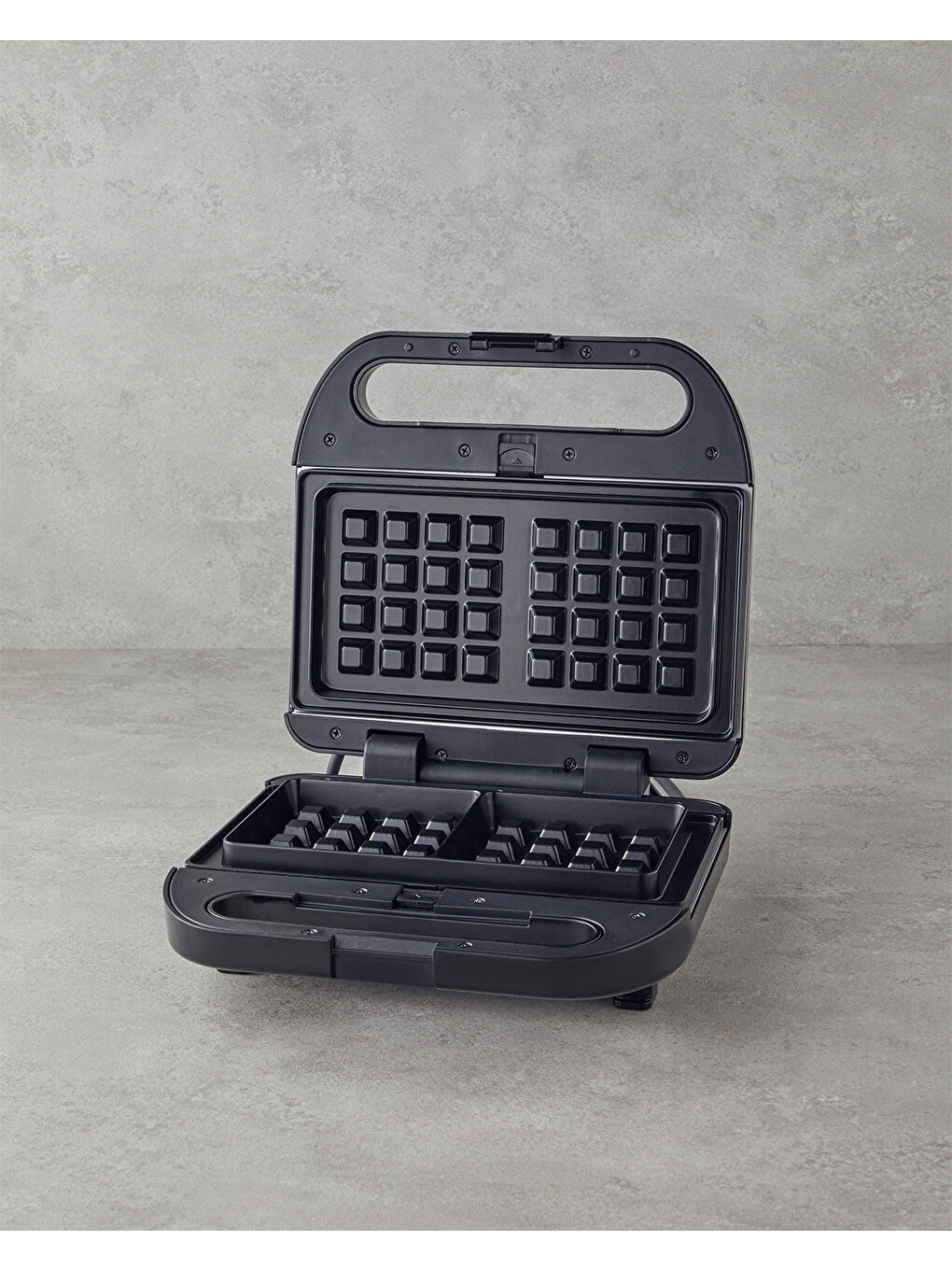 TMK 5001 Mini Tost ve Waffle Makinesi Siyah-3