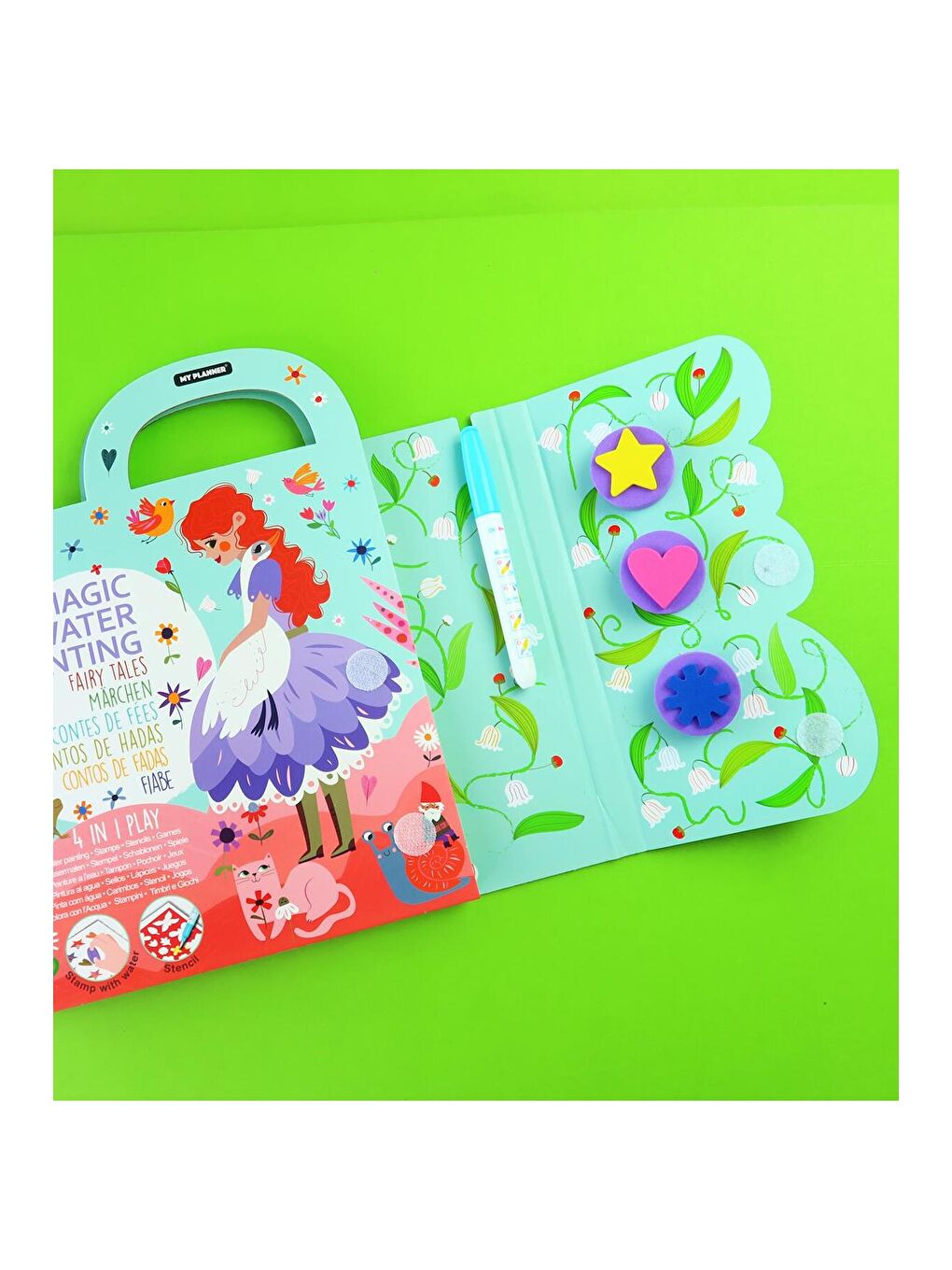 Su ile Boyama ve Aktivite Kitabı (4'ü 1 Arada) – Masal Temalı-2