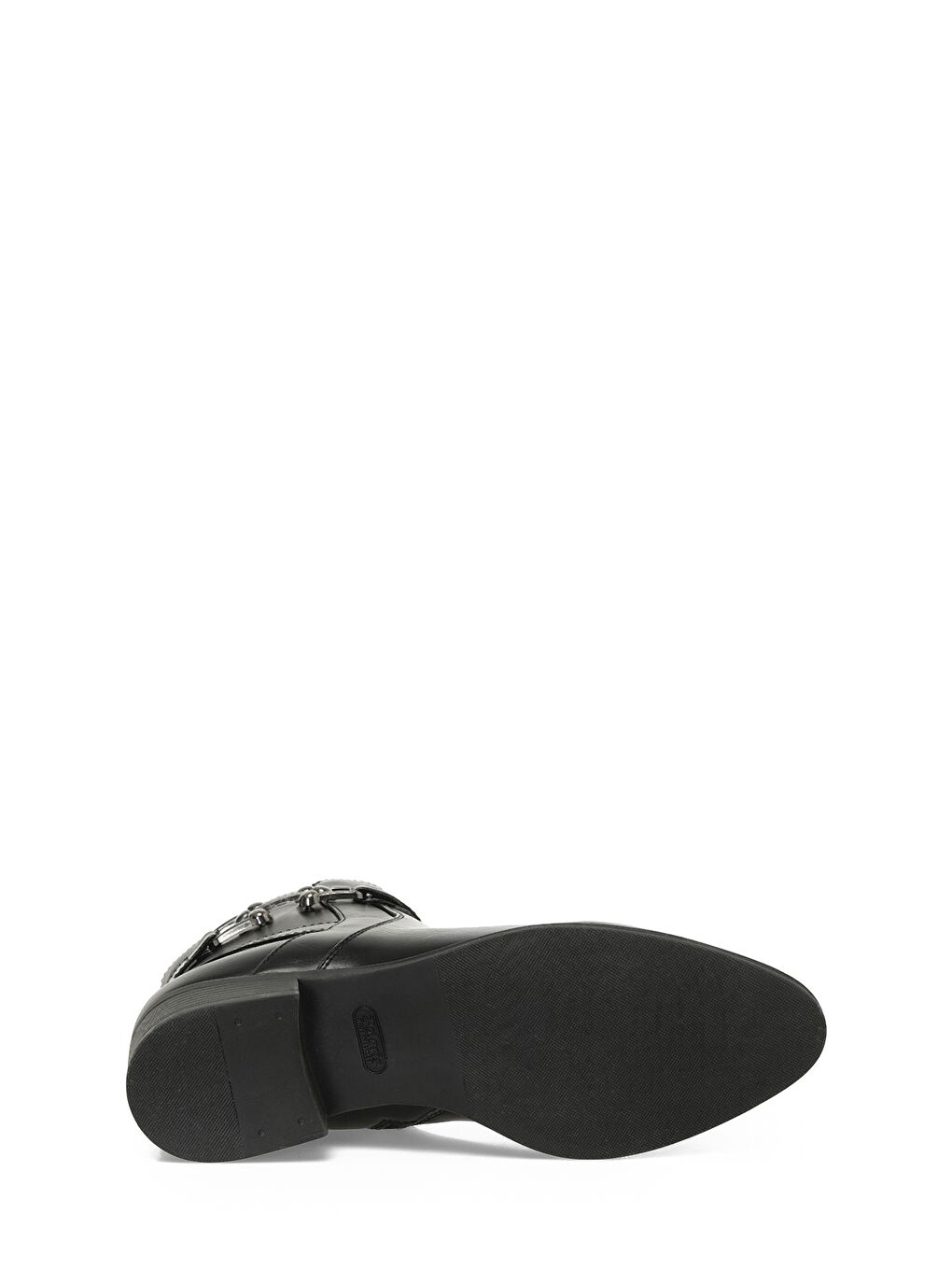 324074.Z 4PR Siyah Kadın Düz Bot-5