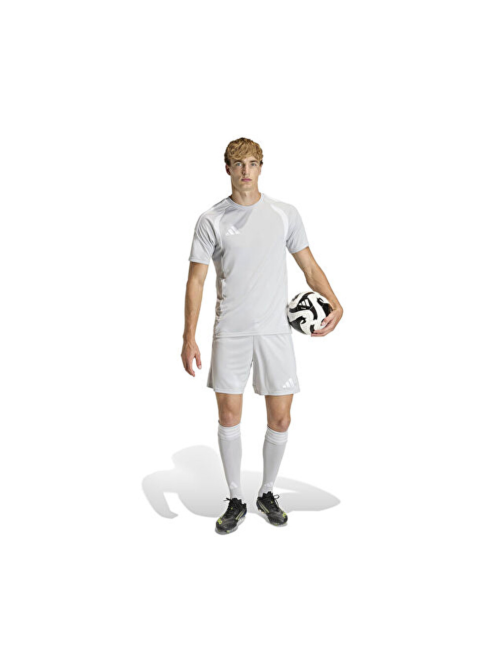 Tiro26 League Sho Erkek Futbol Şortu Ka8781 Gri-2