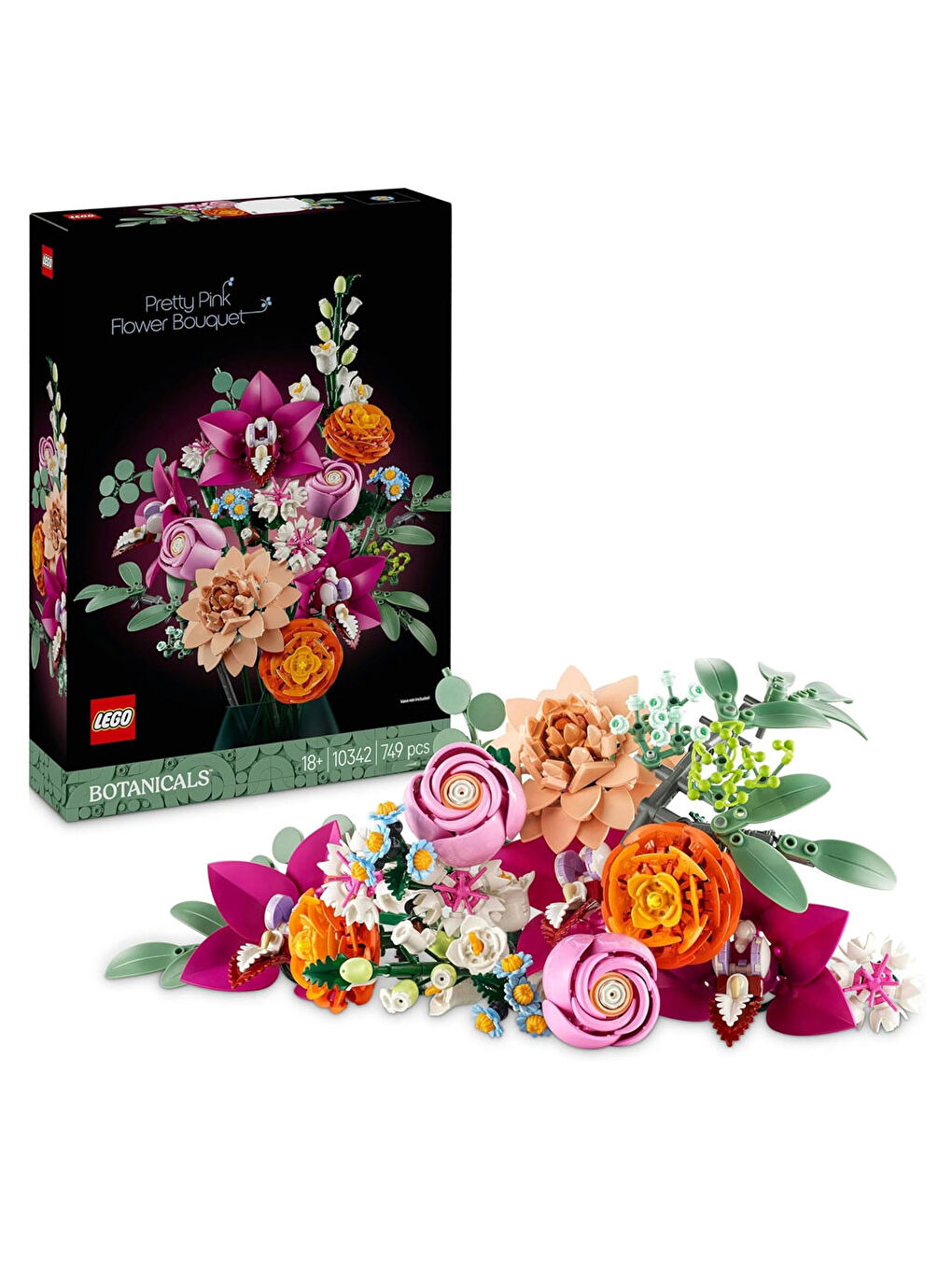 Lego Botanicals Pembe Çiçek Buketi 10342