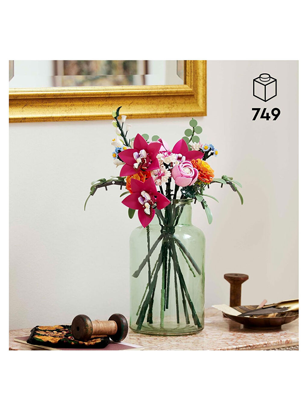 Lego Botanicals Pembe Çiçek Buketi 10342 - 1