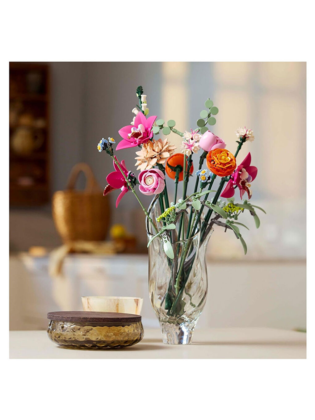 Lego Botanicals Pembe Çiçek Buketi 10342 - 6