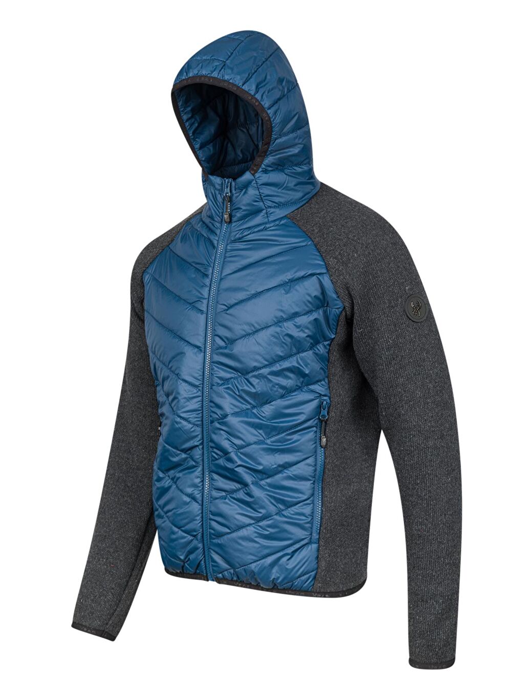 Lucas Erkek Kapüşonlu Tam Fermuarlı Sweat Lacivert-1