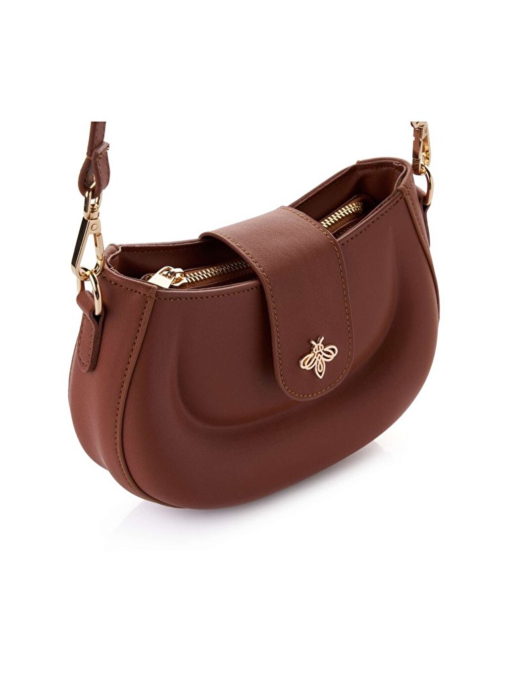 Kahverengi Adira Kadın Omuz Çantası-3