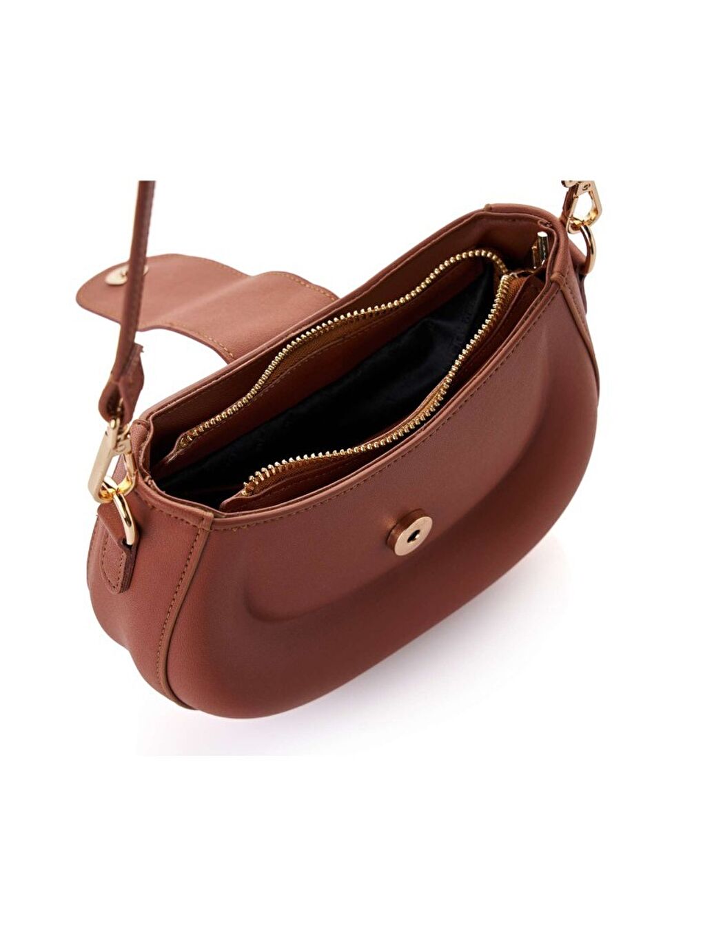 Kahverengi Adira Kadın Omuz Çantası-4