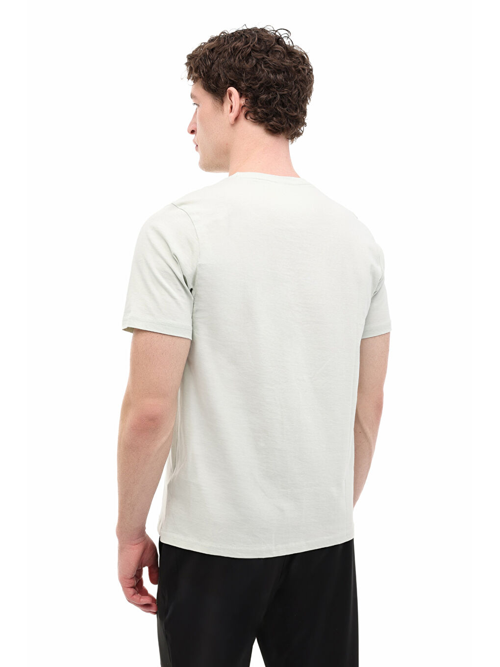 Yeşil Erkek Kısa Kol T-Shirt-1