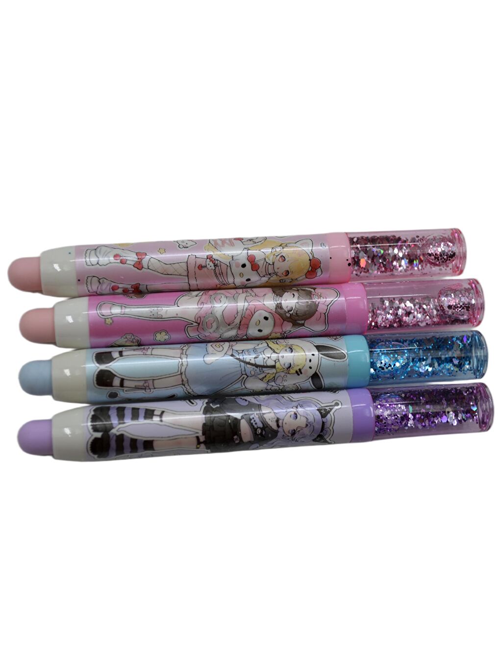 Anime Vibe Uzun Sürgülü Silgi Simli (ER-4581) 1 Adet-1