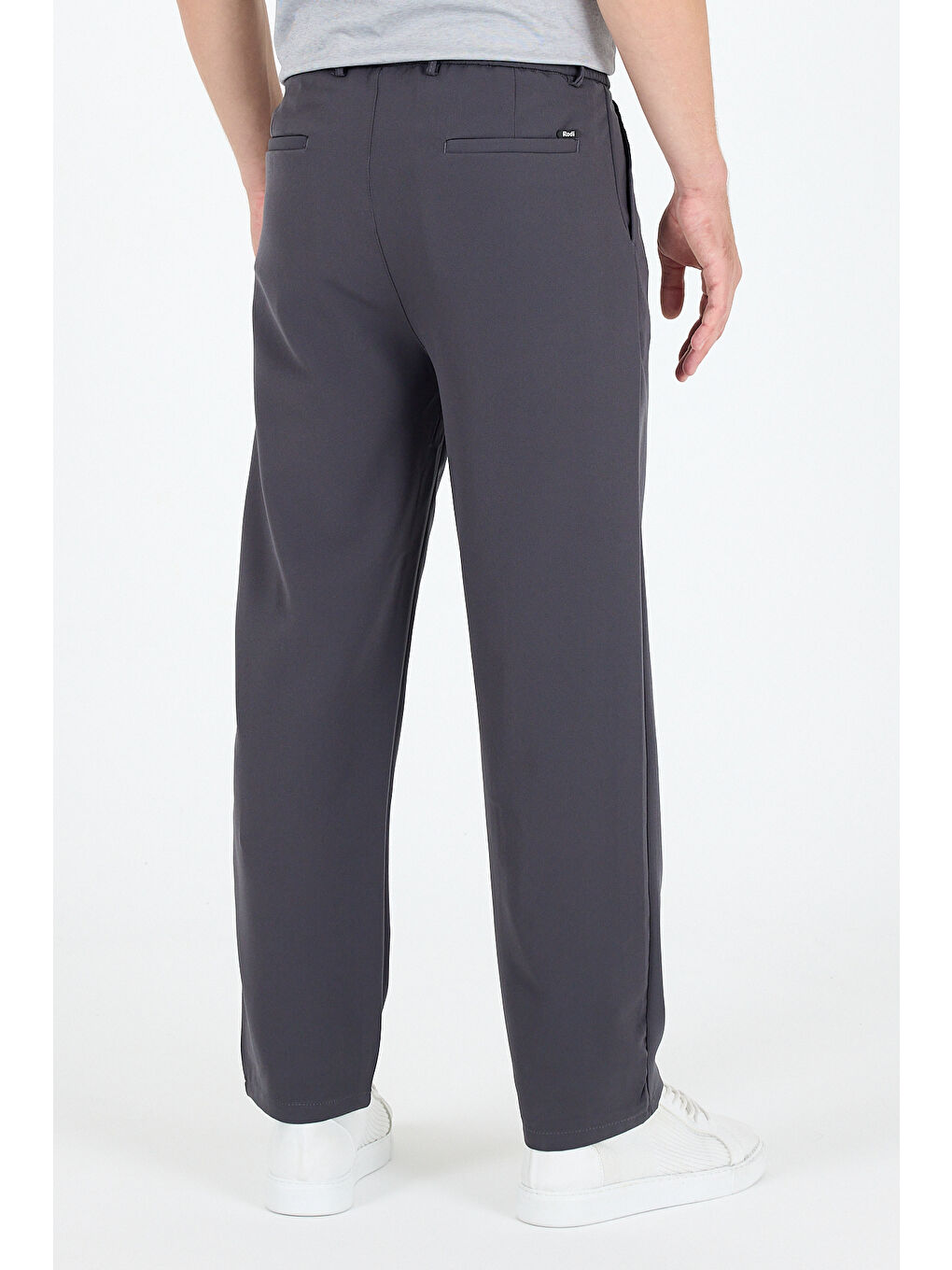 Gri Erkek Duble Paça Baggy Jogger Eşofman Altı Pantolon – Rahat Kalıp, Günlük Spor Giyim 3665-3