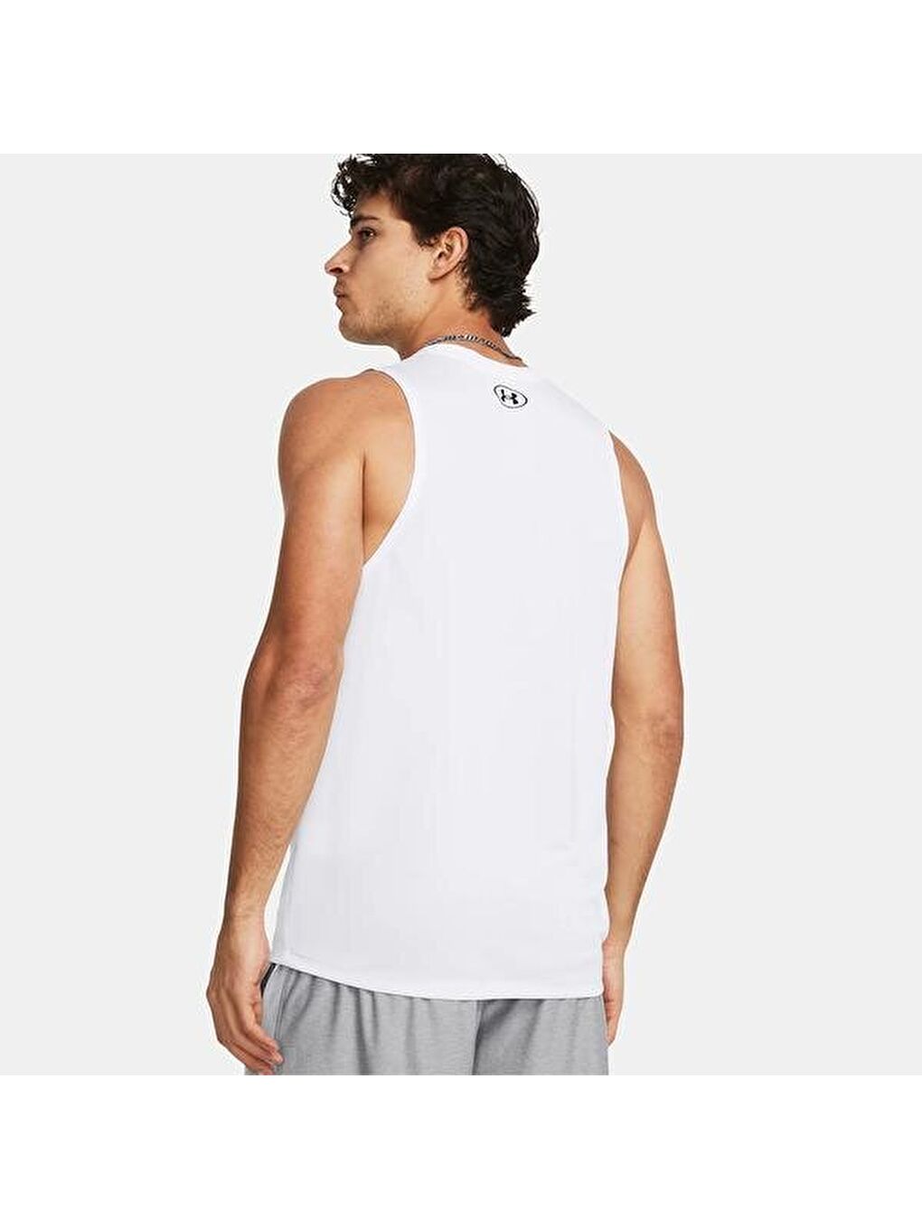 Tech Erkek Beyaz Atlet-1