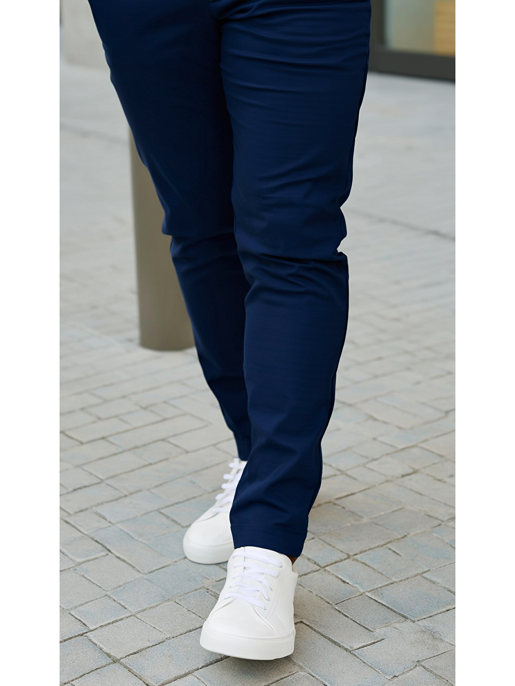 Lacivert Erkek Cepli Slimfit Atlas Pantolon-4