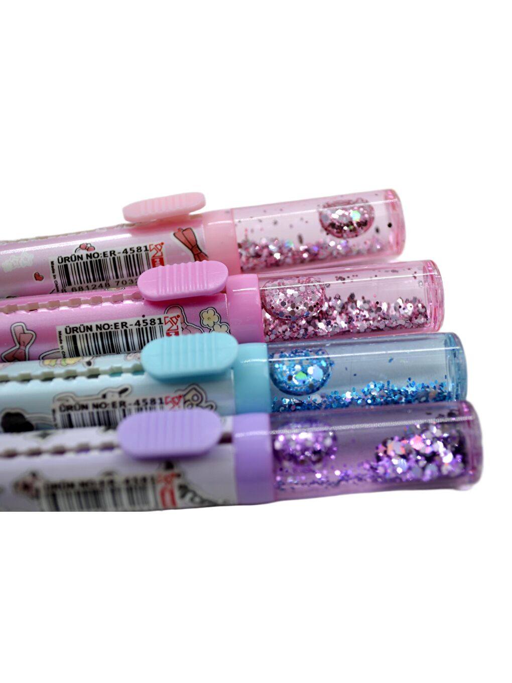 Anime Vibe Uzun Sürgülü Silgi Simli (ER-4581) 1 Adet-3