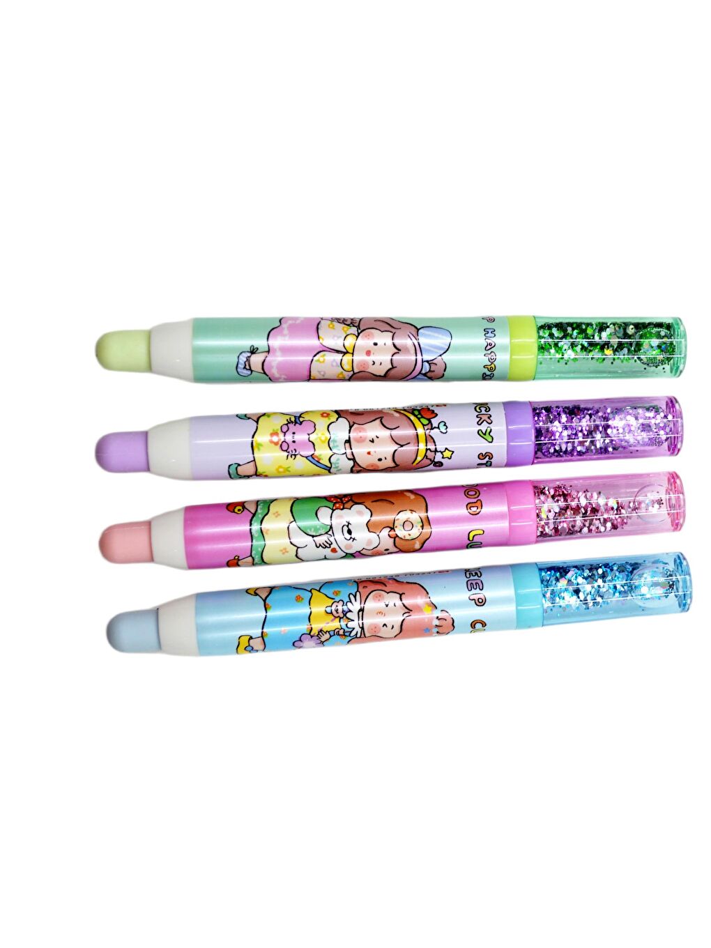 Anime Vibe Uzun Sürgülü Silgi Simli (ER-4581) 1 Adet-1