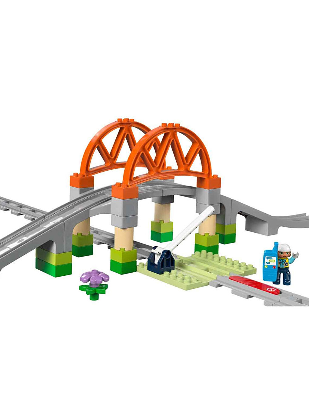 Duplo Town Tren Köprüsü ve Rayları Ek Seti 10426-2