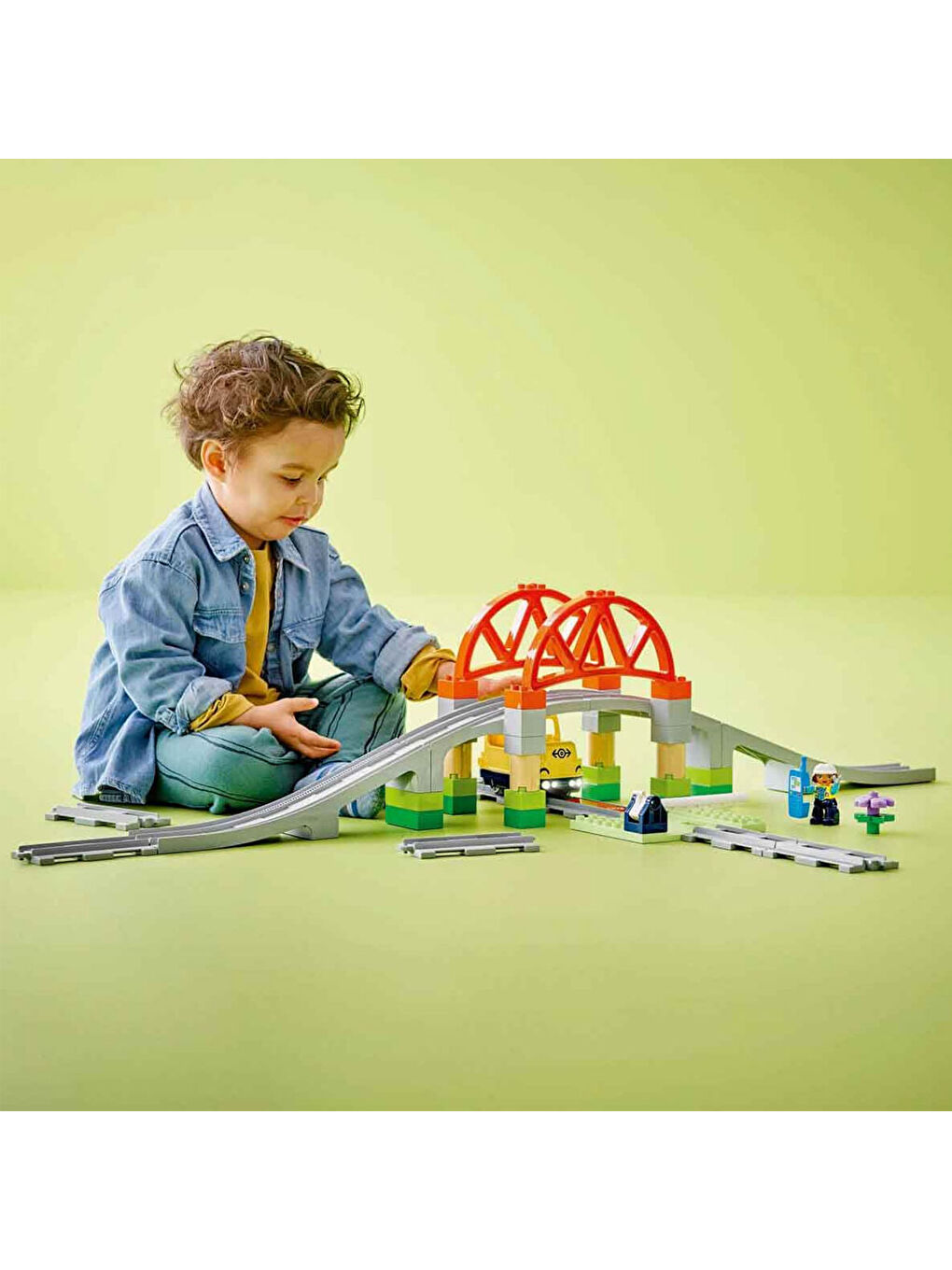 Duplo Town Tren Köprüsü ve Rayları Ek Seti 10426-4