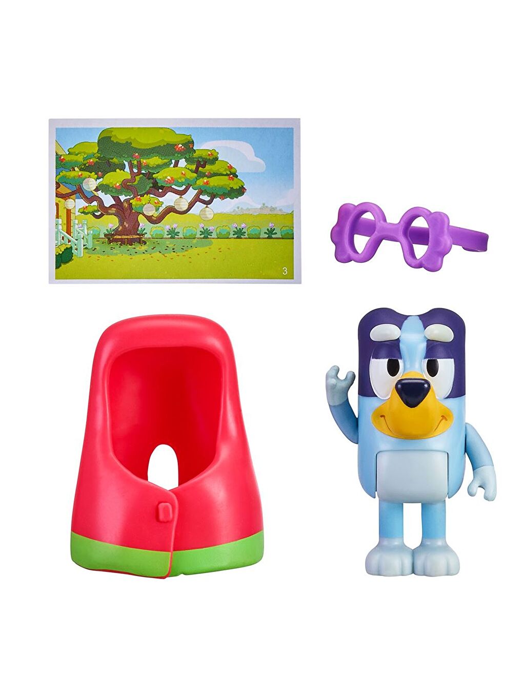 Moose Toys Bluey Tek Figür Aksesuarlı Set - Büyükanne Bluey-1