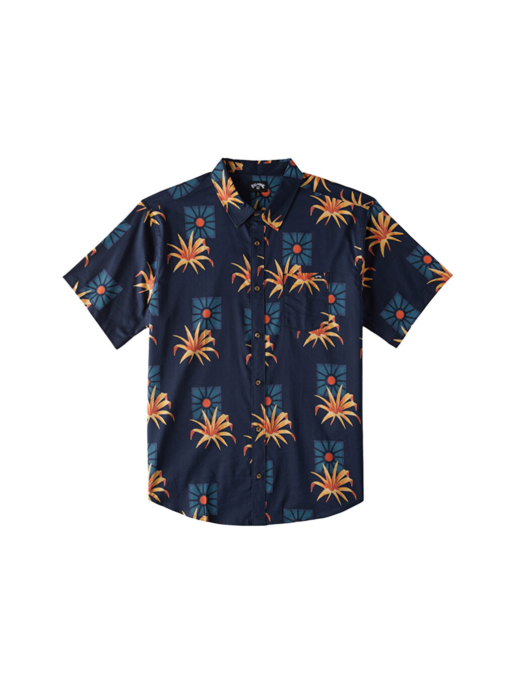 Lacivert Sundays Ss Erkek Mavi Gömlek