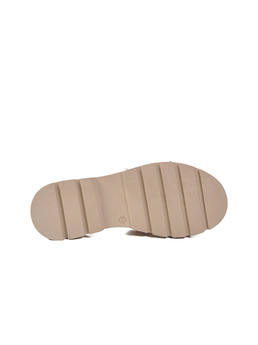 Bej Hafif Kalın Taban Kadın Terlik 35350 Z-4
