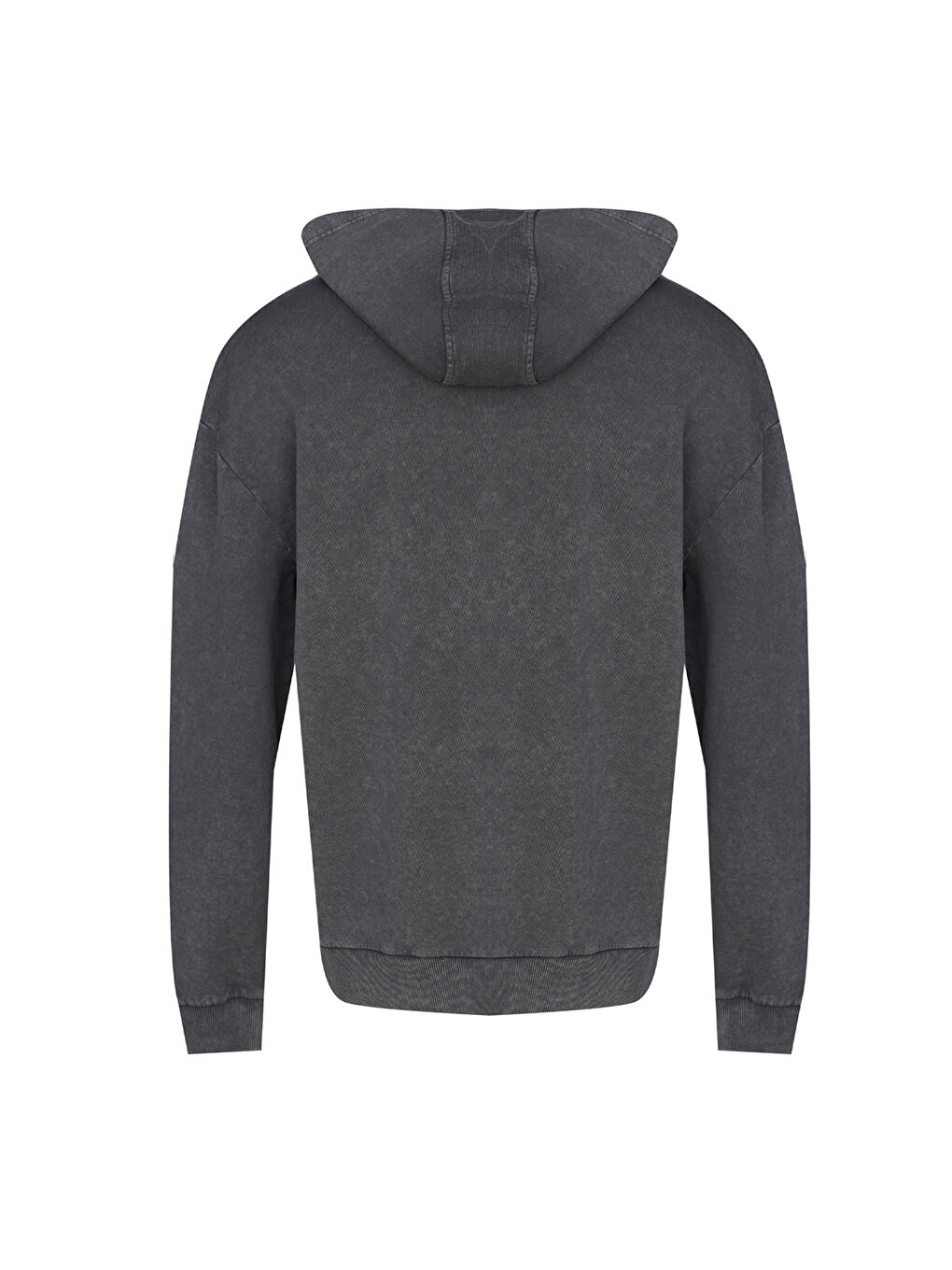 Yantar Erkek Siyah Dik Yaka Fermuarlı Sweatshirt-2