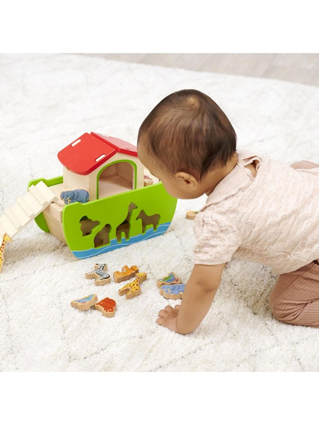 Ahşap Nuh’un Gemisi Şekil Eşleştirme Oyunu-5