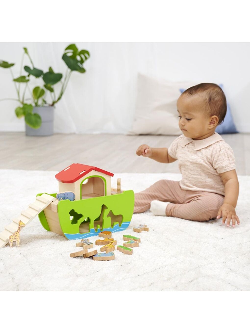 Ahşap Nuh’un Gemisi Şekil Eşleştirme Oyunu-6