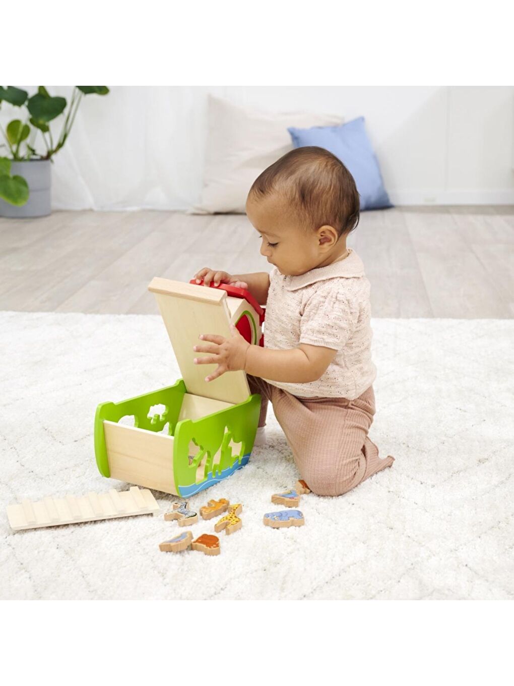 Ahşap Nuh’un Gemisi Şekil Eşleştirme Oyunu-7