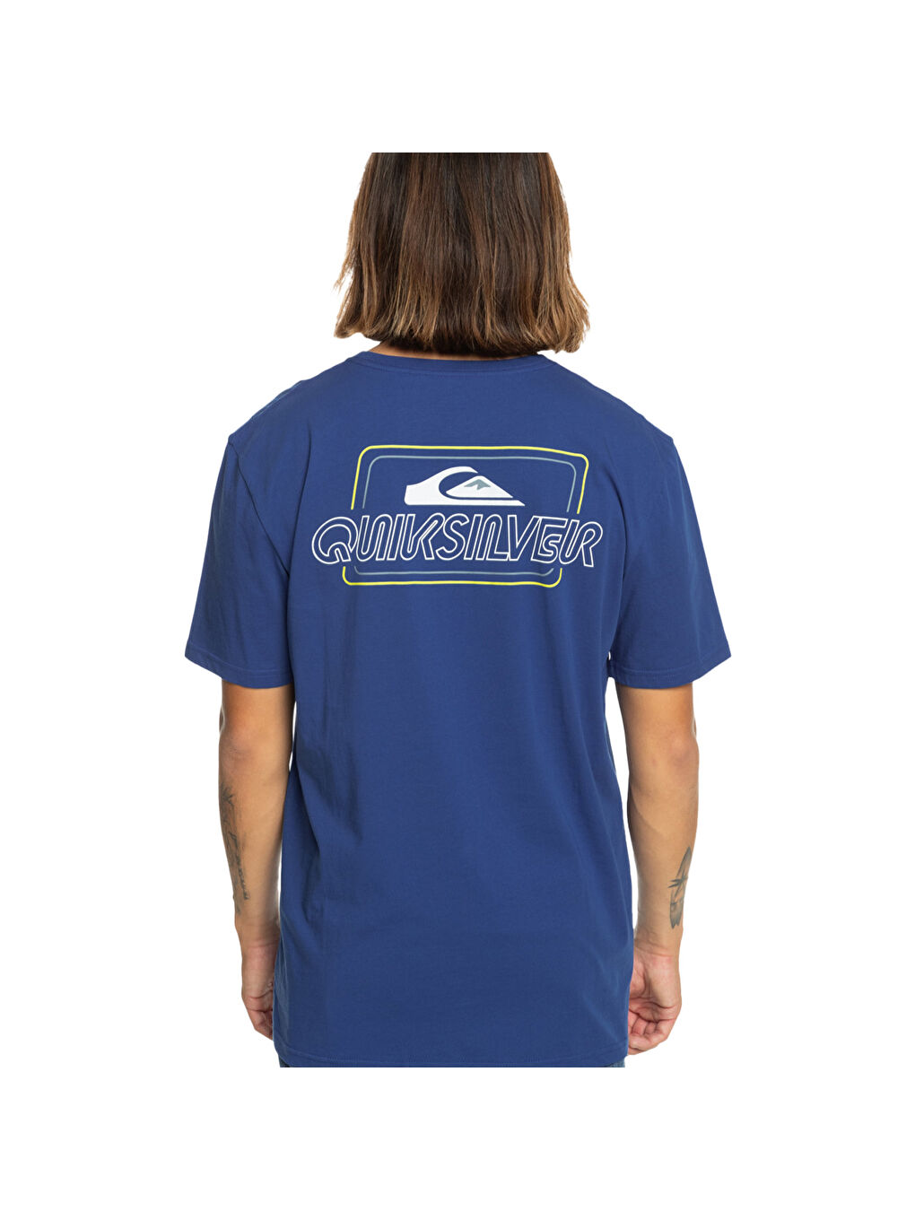 Line By Line Erkek Mavi Tişört-3