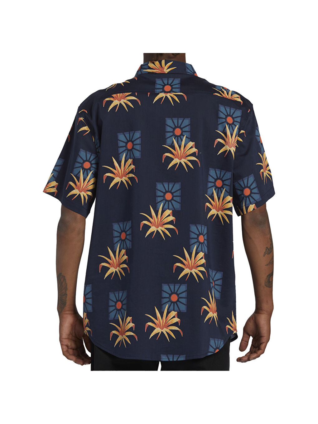 Lacivert Sundays Ss Erkek Mavi Gömlek-3