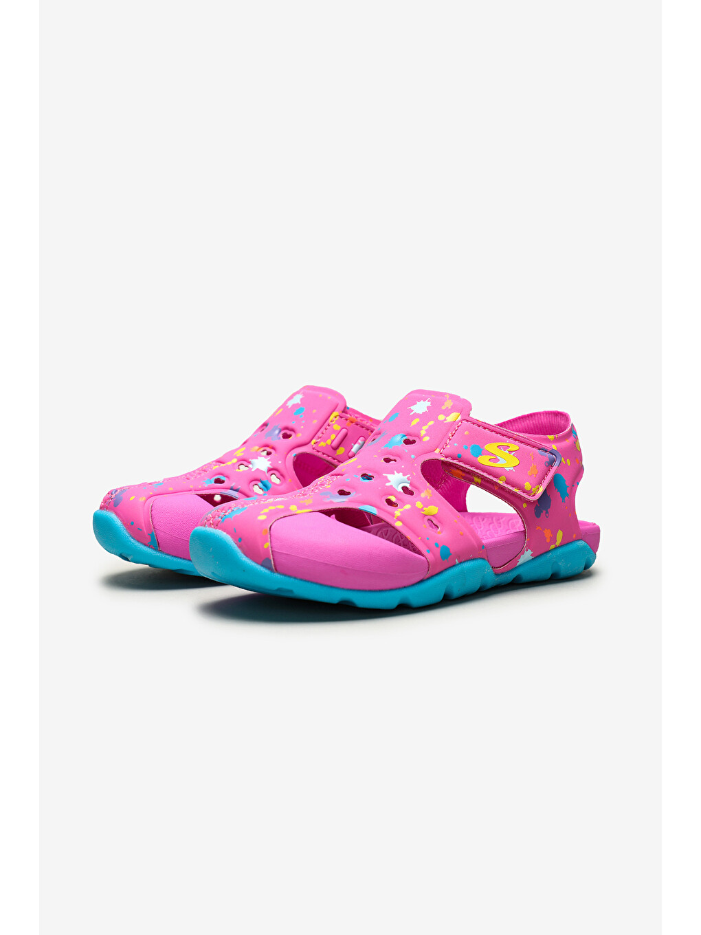 Skechers Side Wave Kız Bebek Pembe Sandalet-3