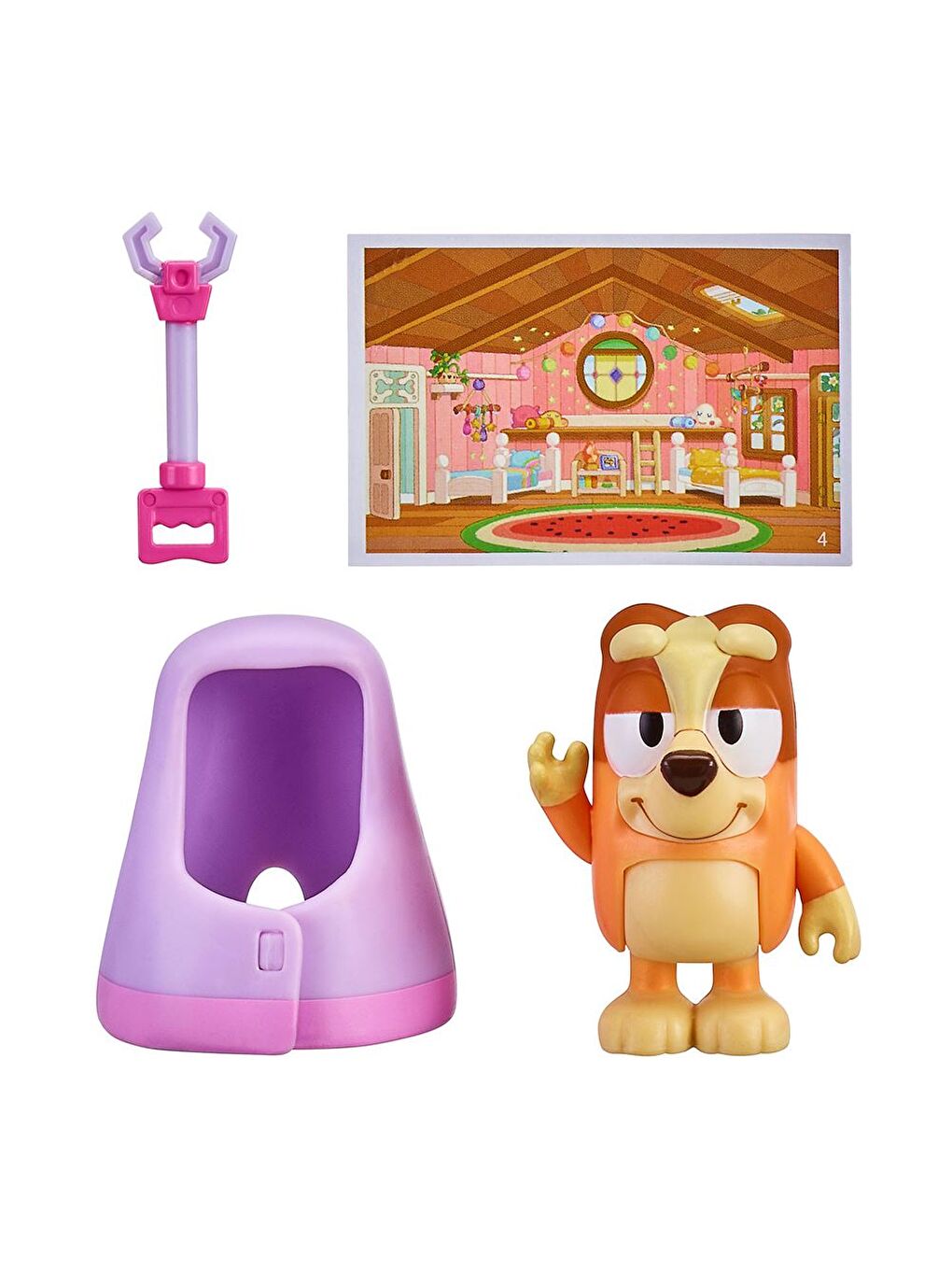 Moose Toys Bluey Tek Figür Aksesuarlı Set - Büyükanne Bingo-1