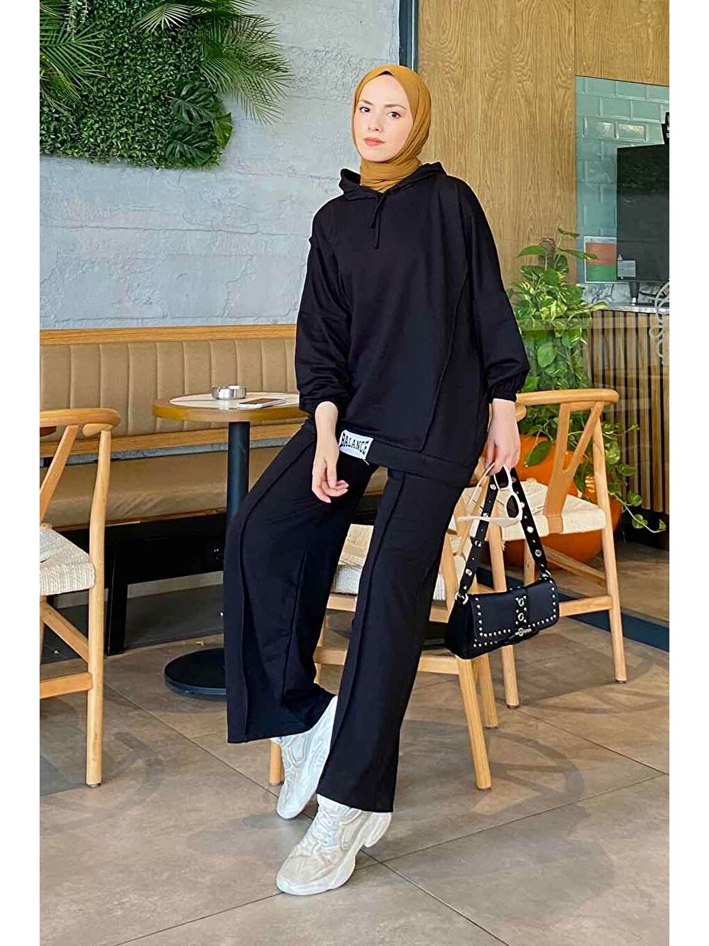 Balance Armalı Çımalı Ikili Takım Siyah