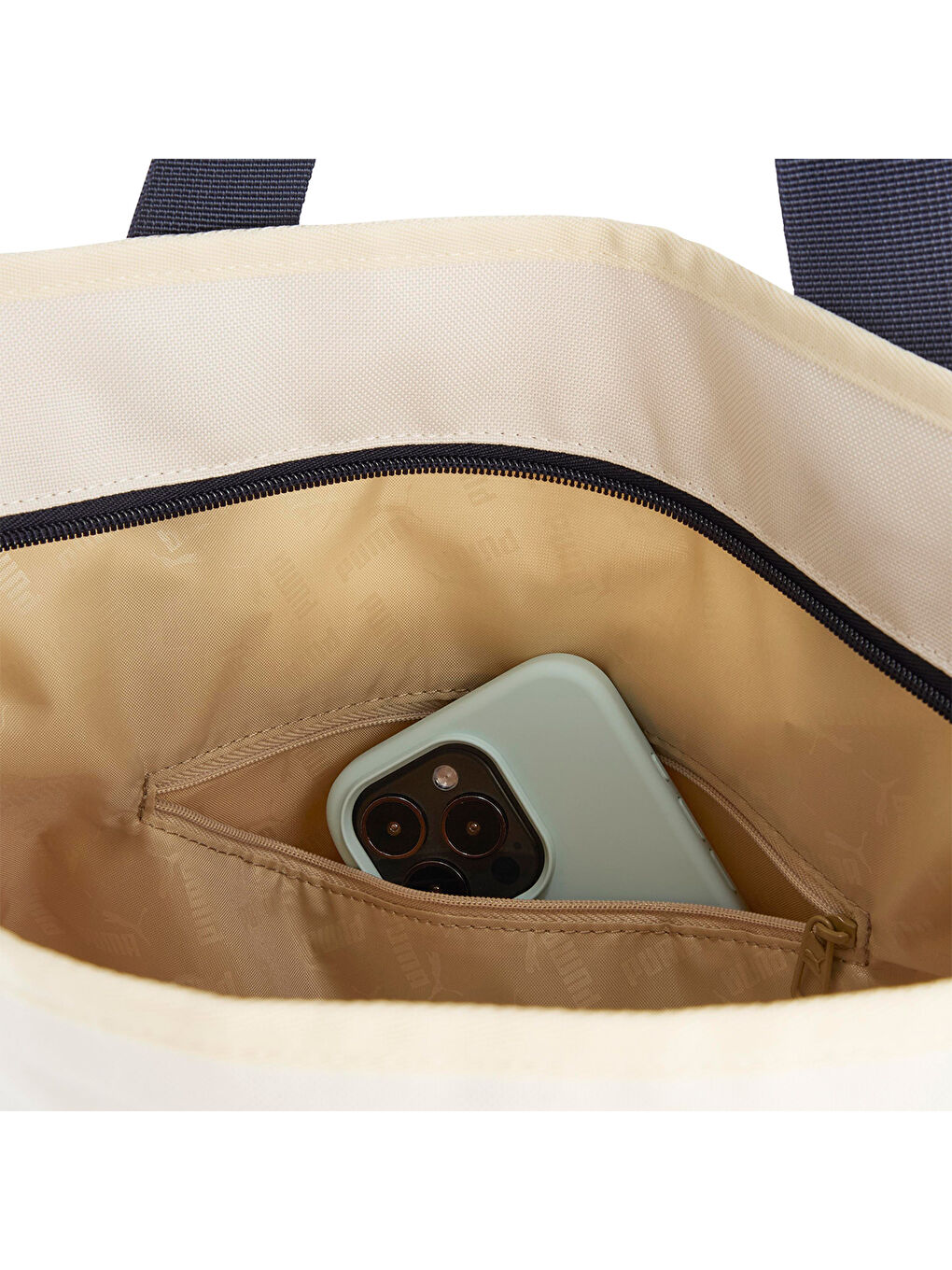 Phase Class Tote Bej Omuz Çantası-3