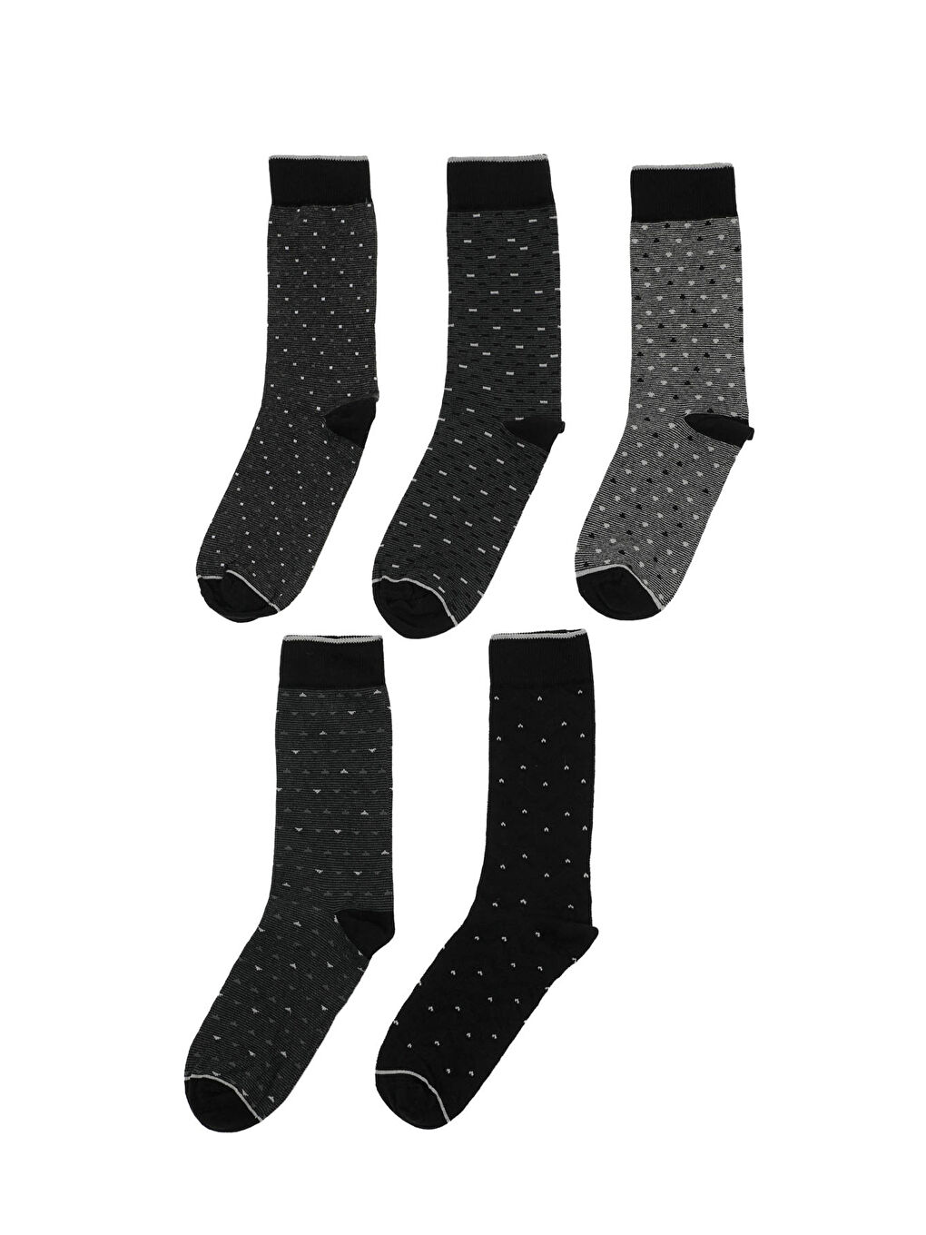 Siyah BRUGE  5LI SKT-M 5PR SIYAH MULTI Erkek Soket Çorap