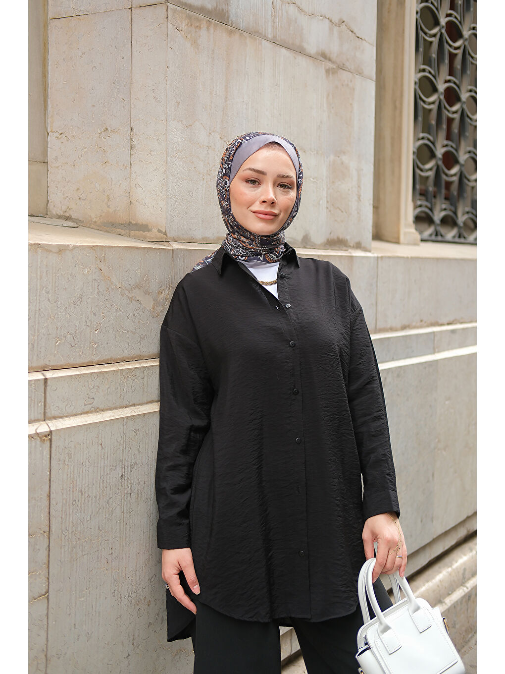 Kadın Rita Kraş Gömlek Siyah
