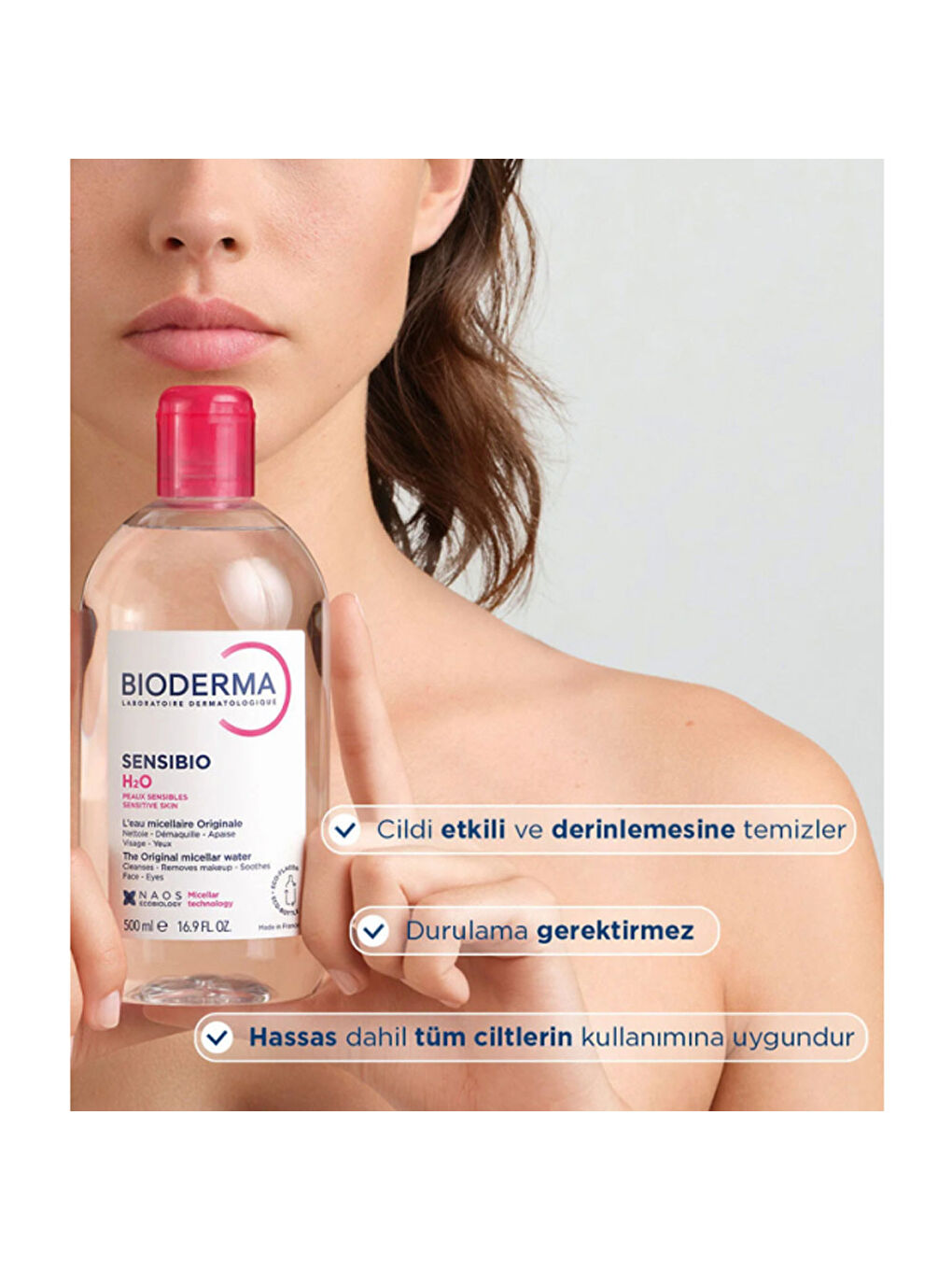 Sensibio H2O Yüz ve Makyaj Temizleme Suyu 100 ml-2