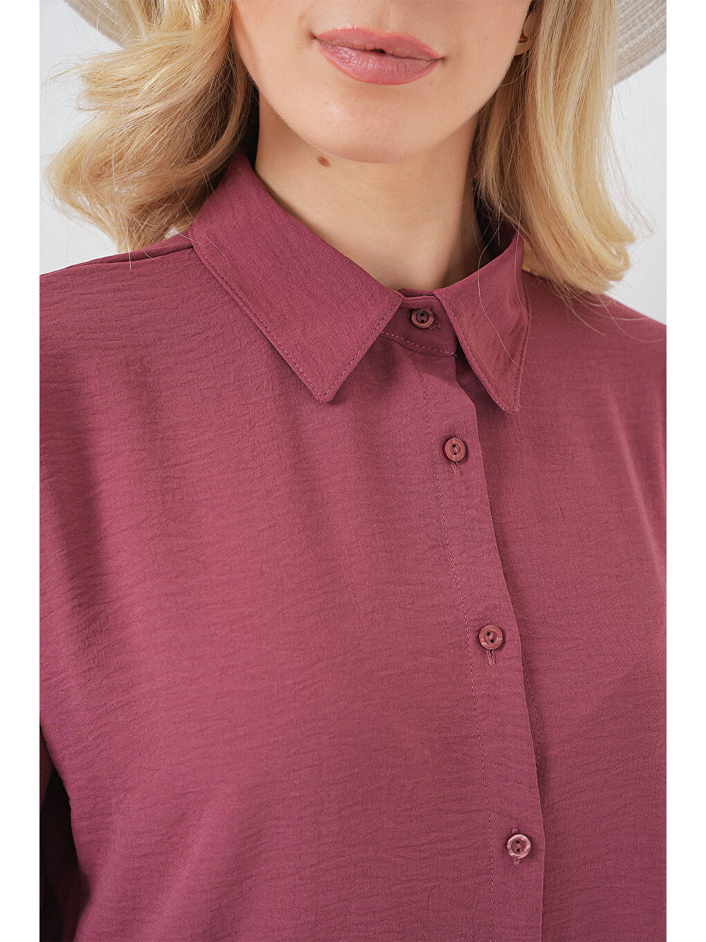 Pembe 6593 Oversize İkili Takım - Gül Kurusu-3