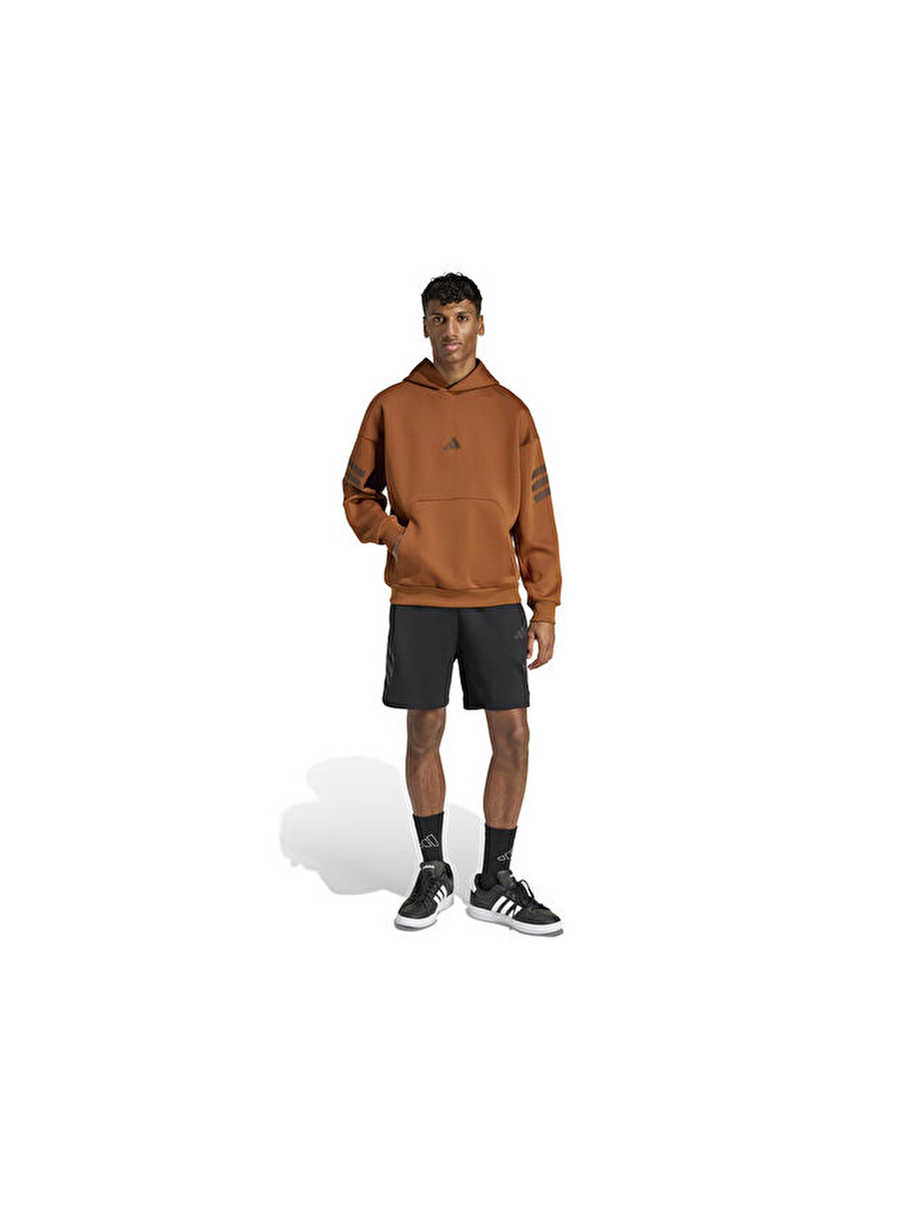 M Fi W 3s Short Erkek Günlük Şort Jz9280 Siyah-5