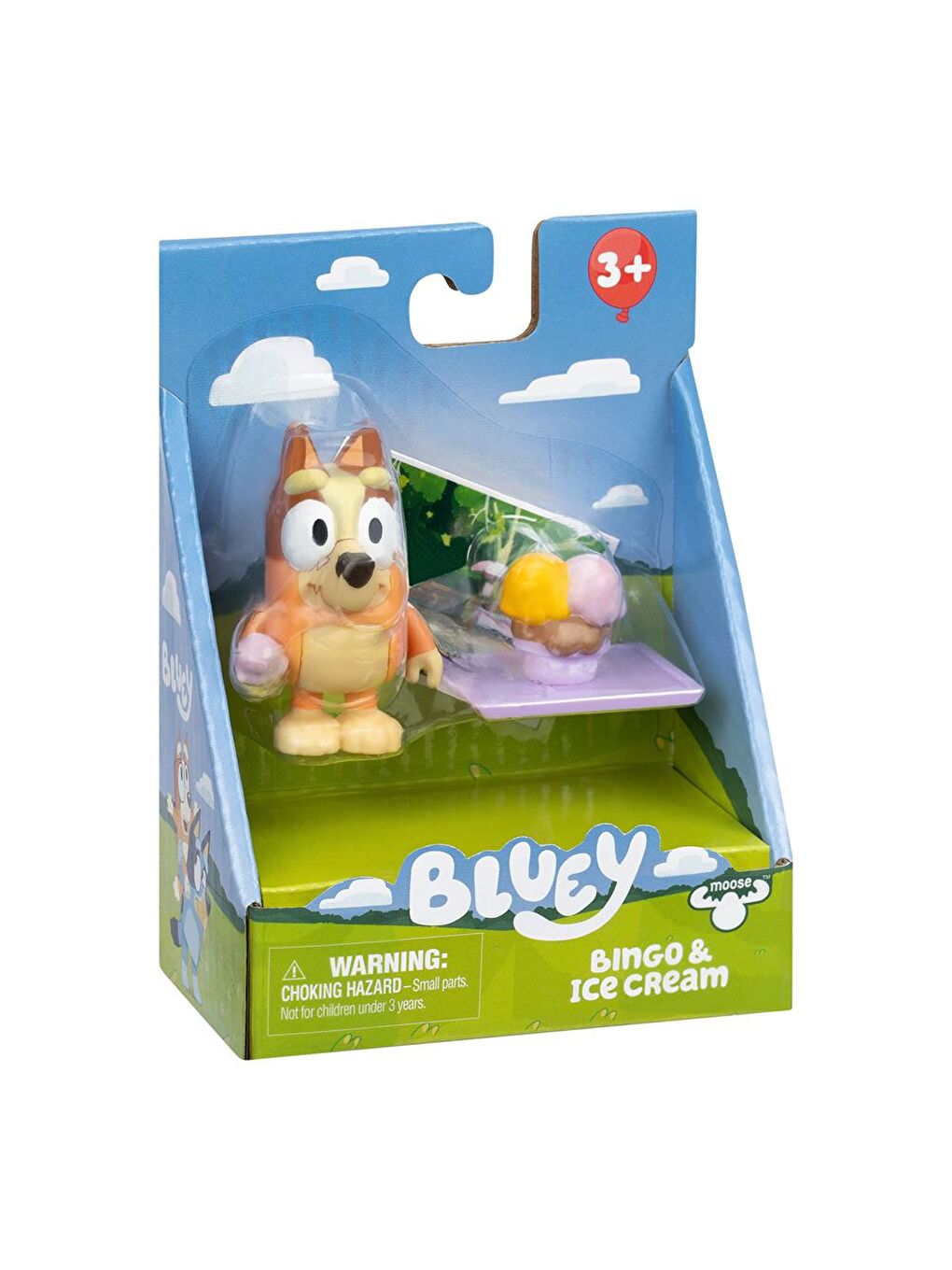 Moose Toys Bluey Tek Figür Aksesuarlı Set - Bingo ve Dondurma