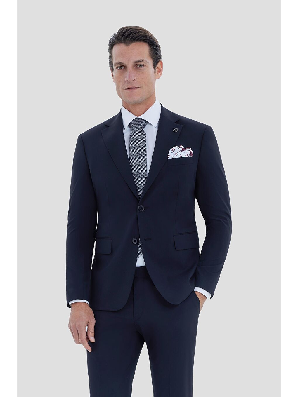 Mono Yaka Takım Elbise Siyah