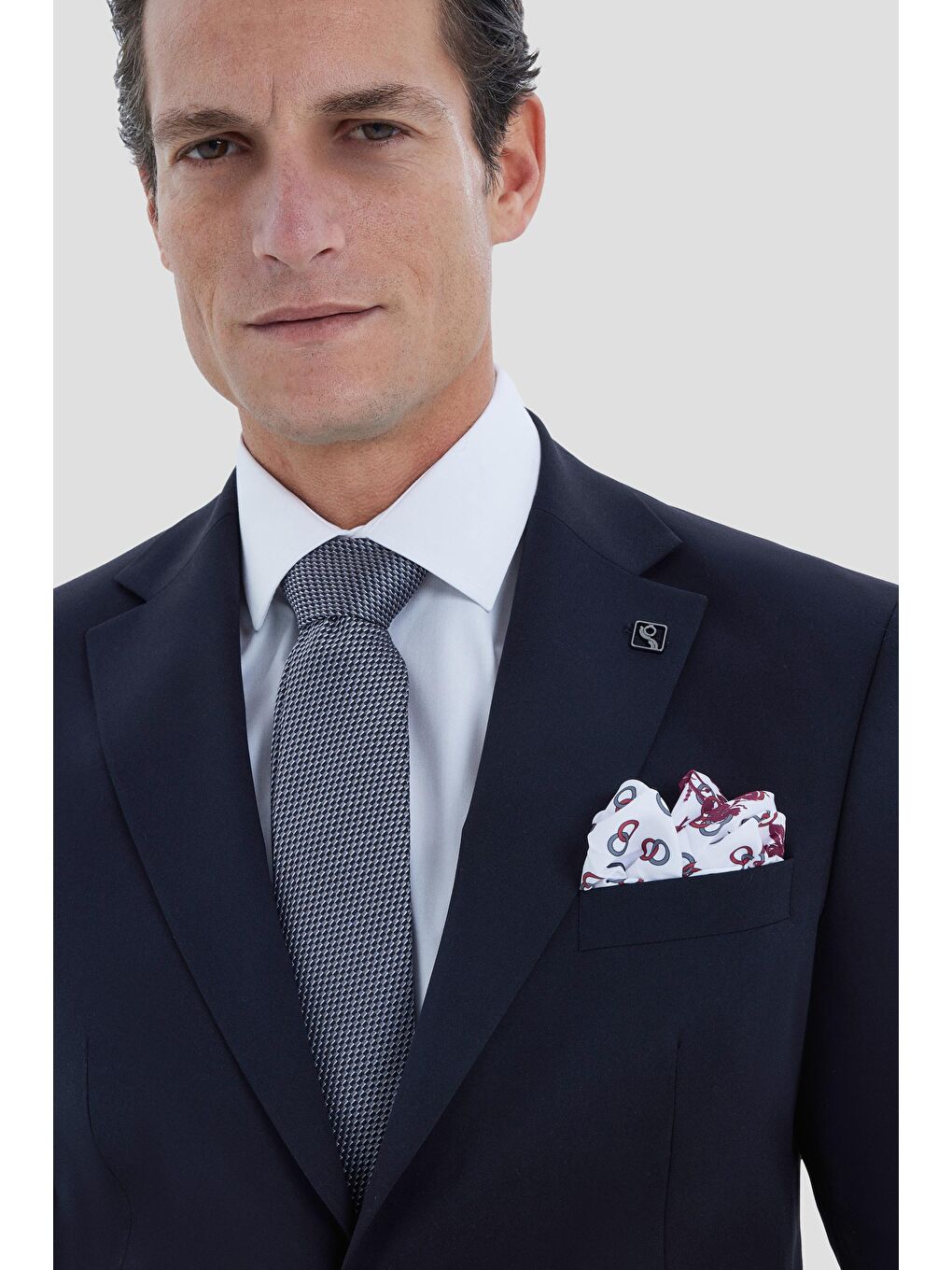 Mono Yaka Takım Elbise Siyah-2