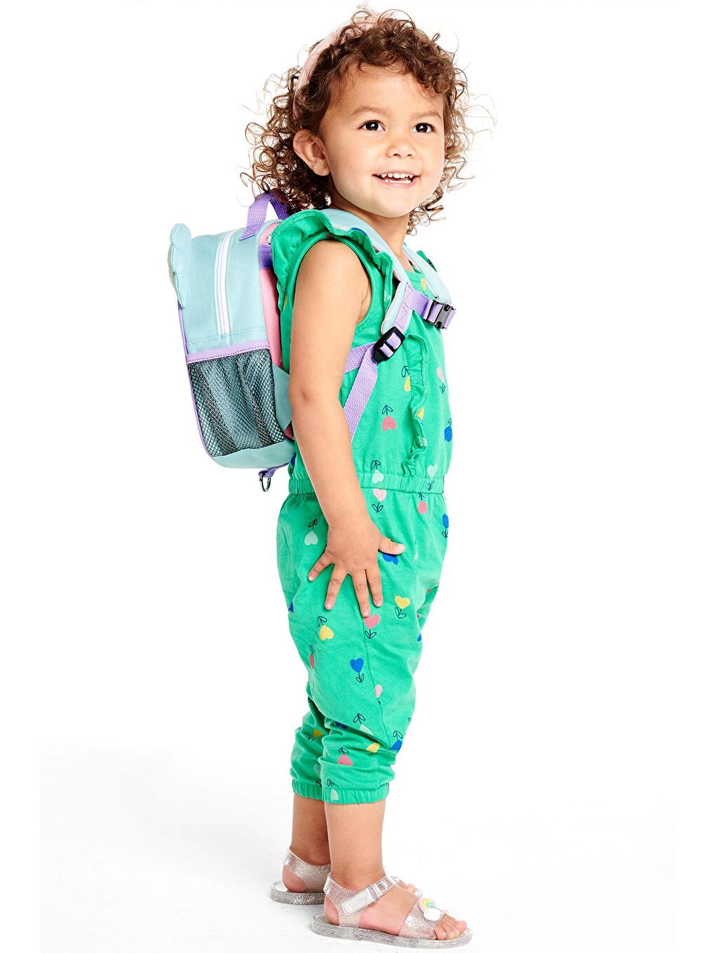 Karışık Çocuk Emniyet Kemerli Sırt Çantası Koala-7