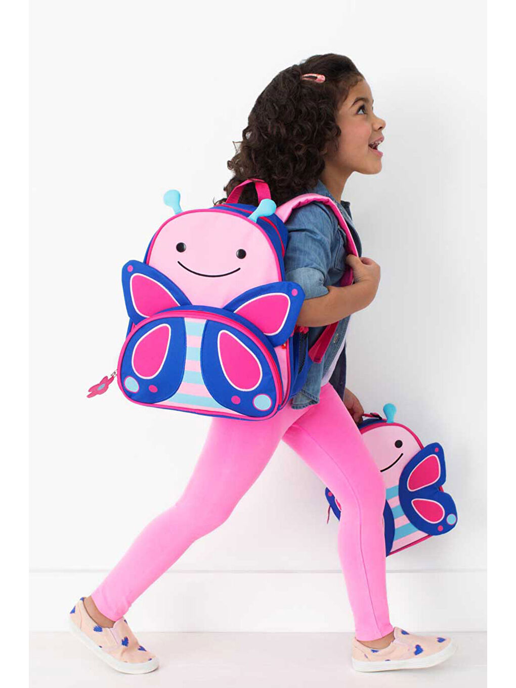 Çocuk Sırt Çantası Kelebek Mavi-1