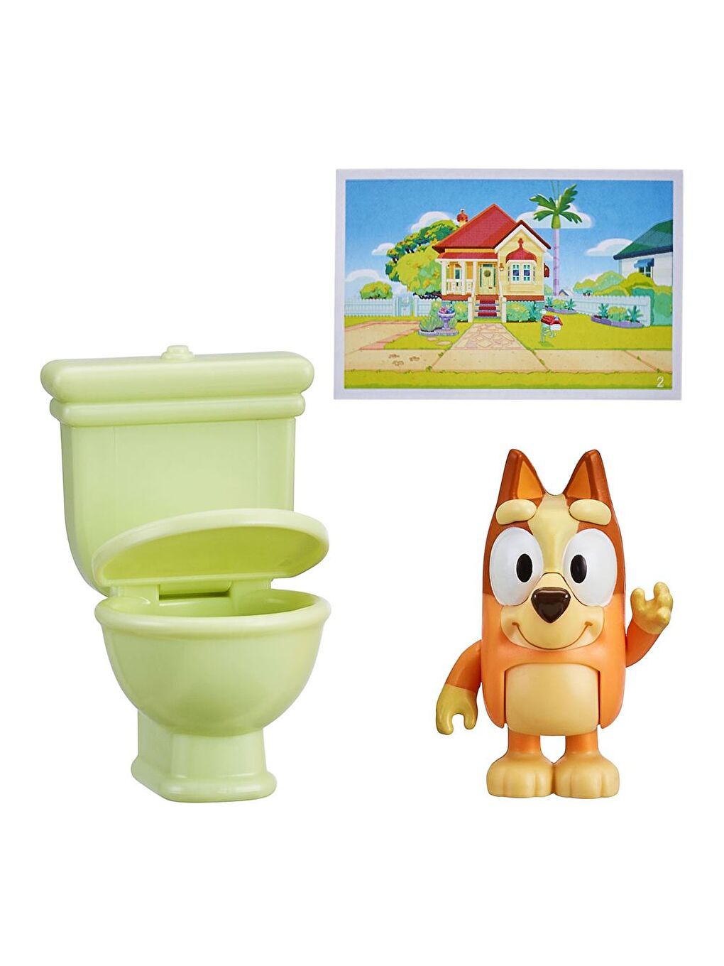 Moose Toys Bluey Tek Figür Aksesuarlı Set - Bingo ve Klozet-1