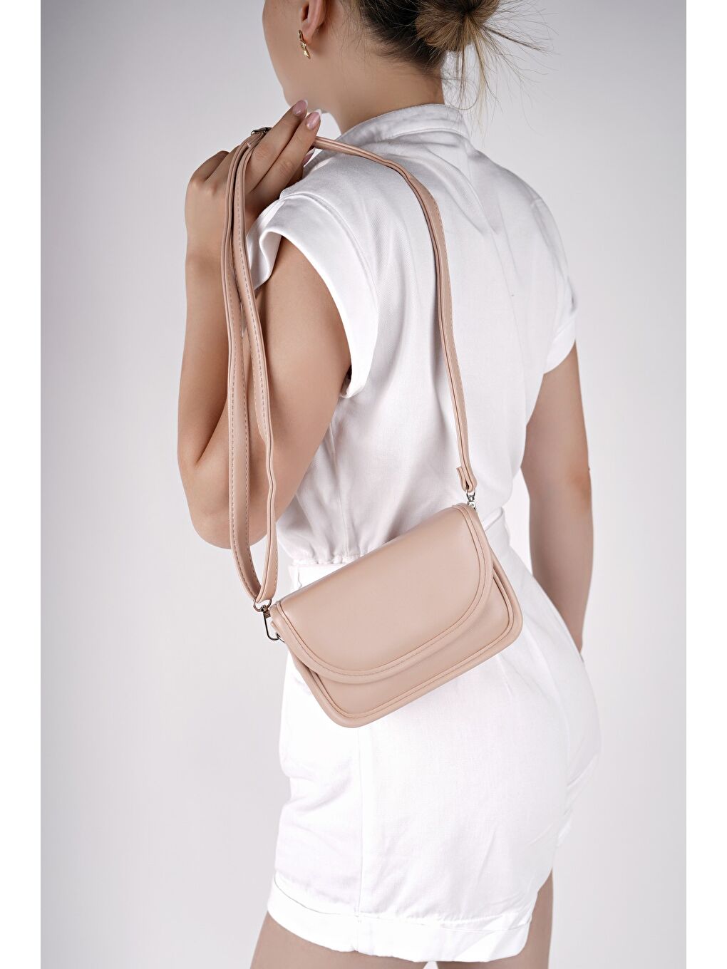 Pembe DUFT Kadın Omuz Çantası-4