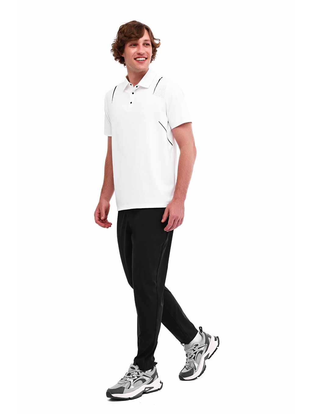 Beyaz ML 12SUMEC-CER-20 5PR KIRIK BEYAZ Erkek Kısa Kol T-Shirt-2