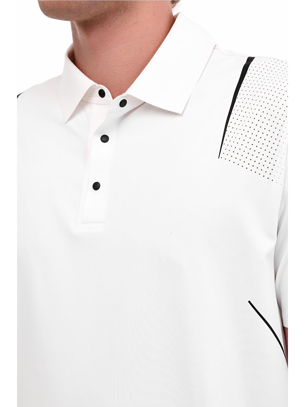 Beyaz ML 12SUMEC-CER-20 5PR KIRIK BEYAZ Erkek Kısa Kol T-Shirt-3