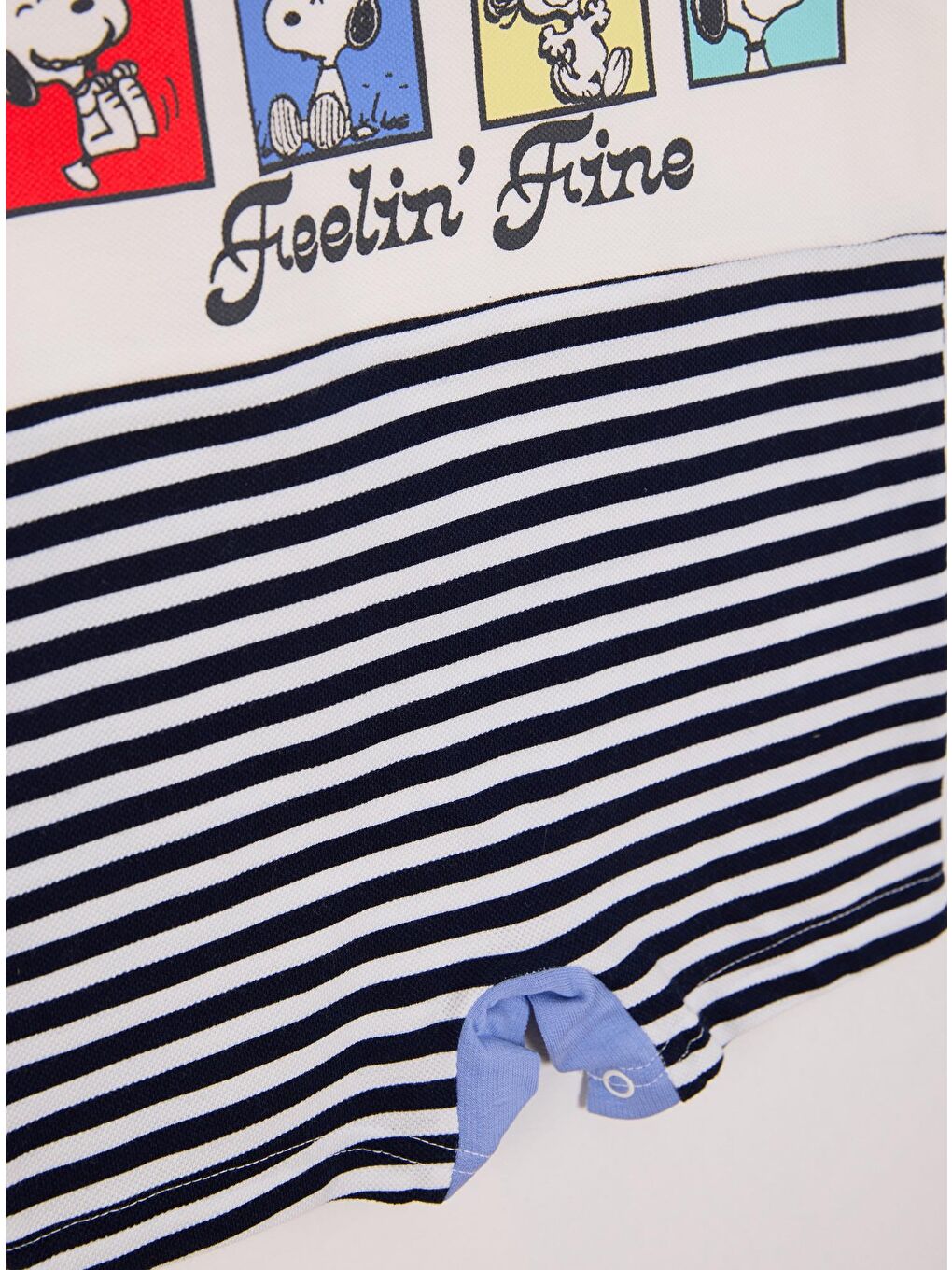 Ekru Snoopy Lisanslı Erkek Bebek Tulum 21945-3