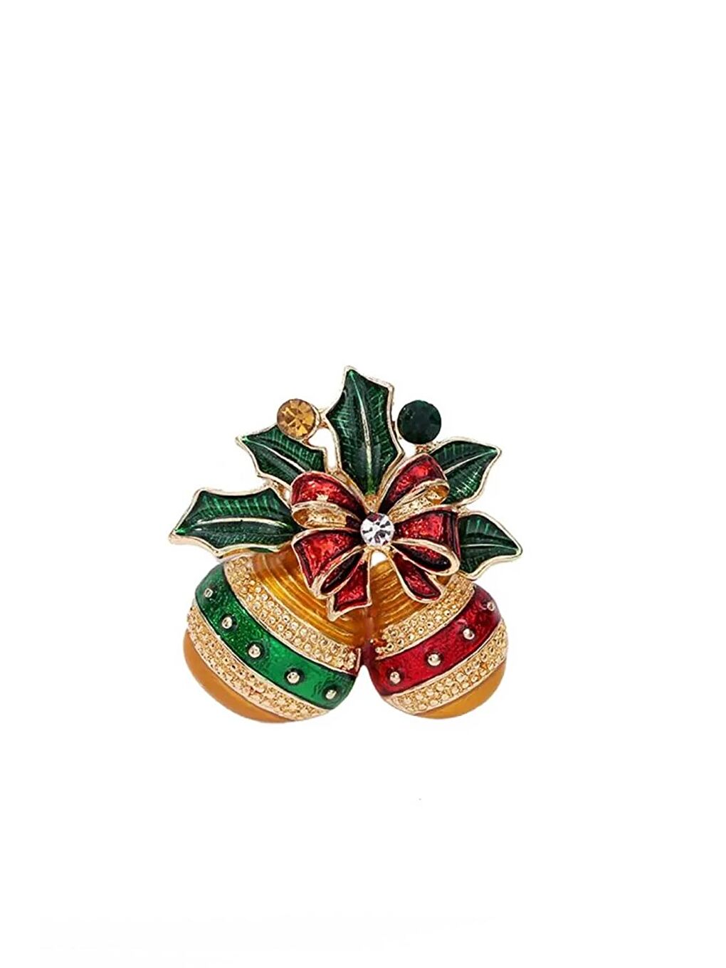Sarı Yılbaşı Süsleri Renkli Yaka İğnesi Broş-2